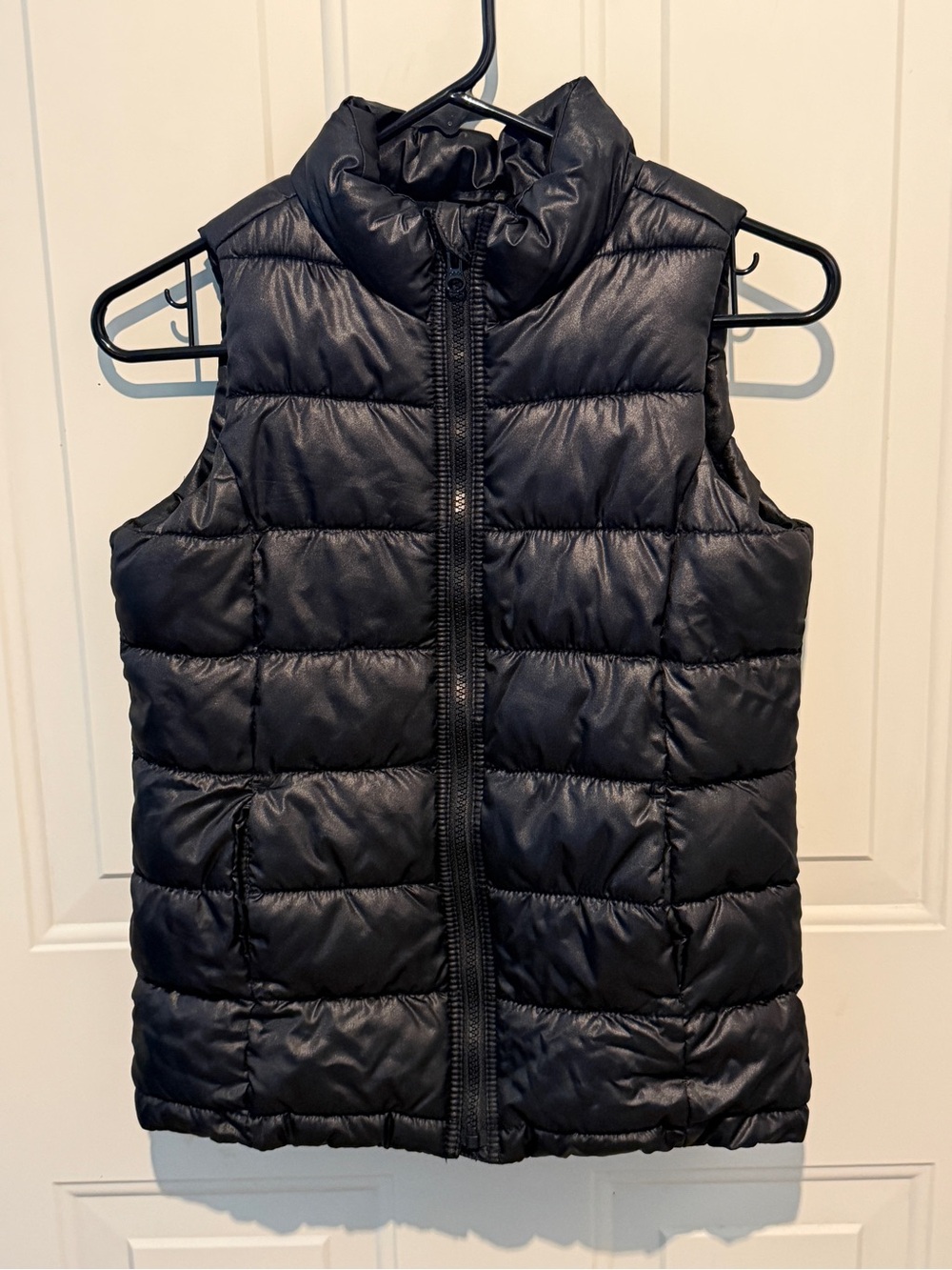 Old Navy Black Quilted Puffer Vest for Girls